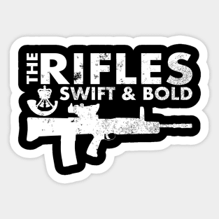 The Rifles (distressed) Sticker